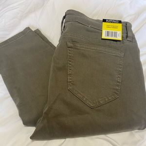 Navy Green Buffalo David Bitton Soft Skinny